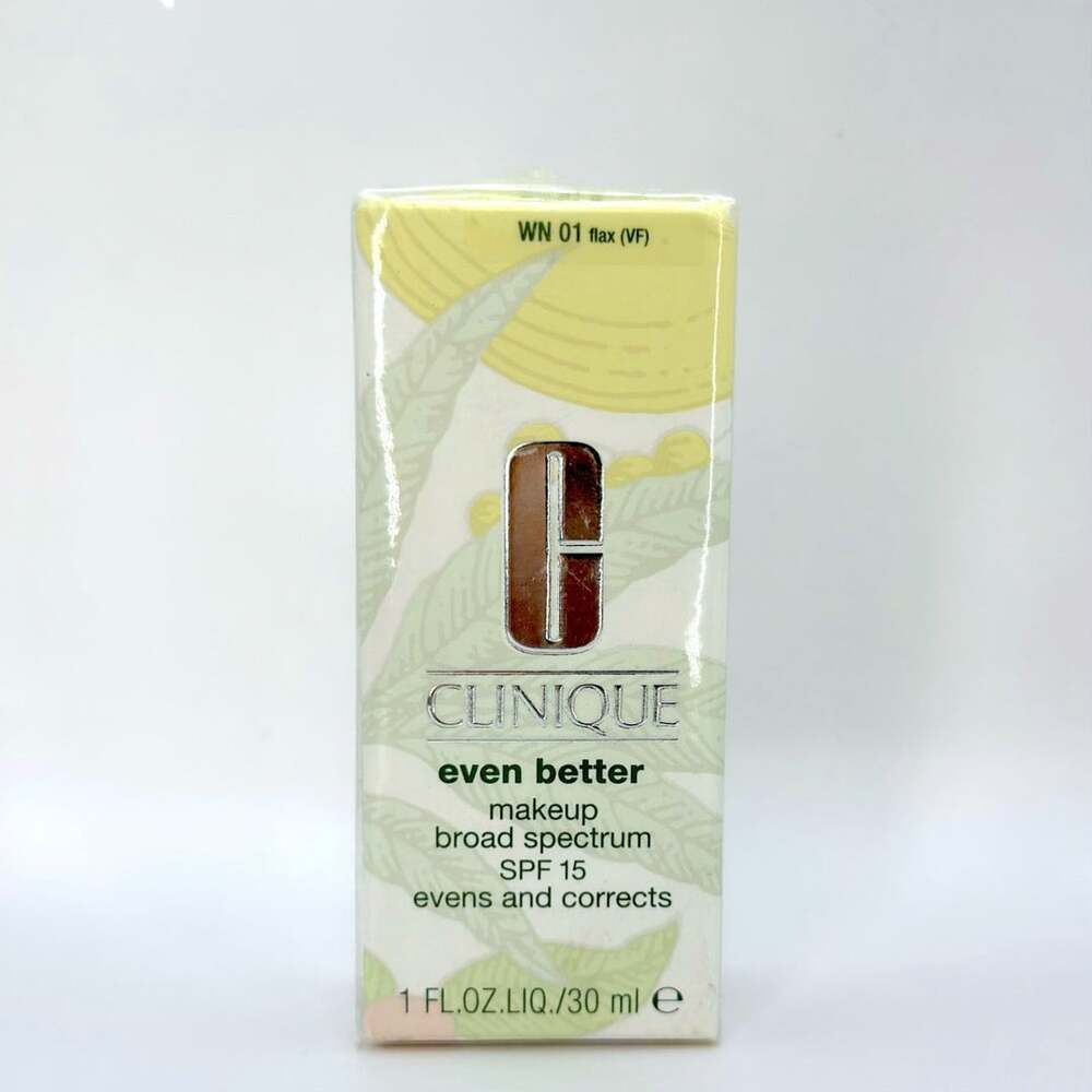 Clinique Even Better Makeup WN 01 Flax 1 fl oz/30 ml New Sealed